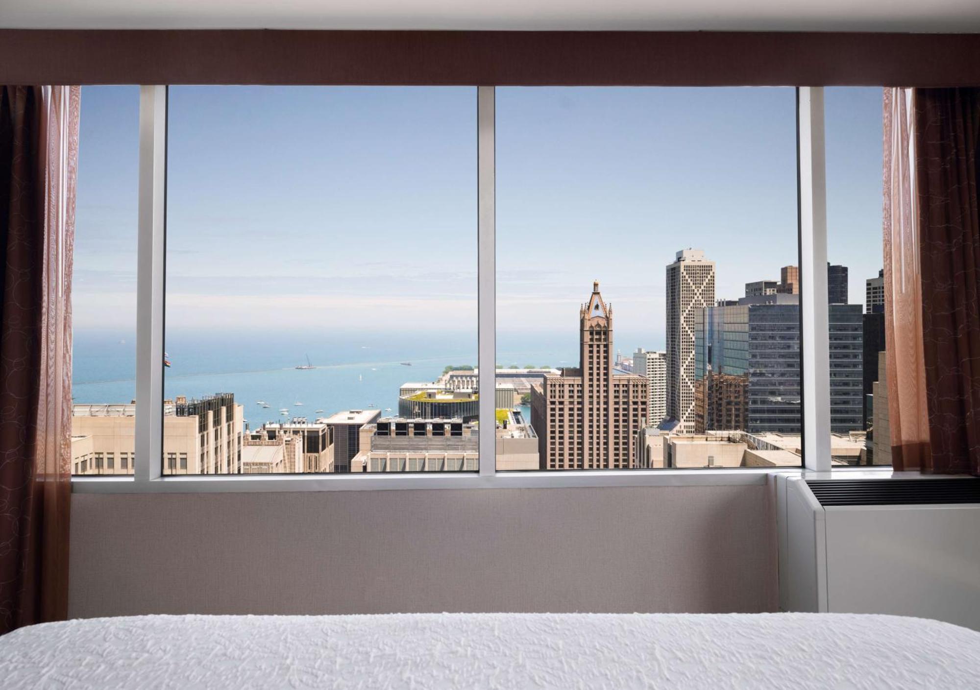 فندق شيكاغوفي  هامبتون إن وسط مدينة شيكاجو ماجنيفيسنت مايل المظهر الخارجي الصورة
